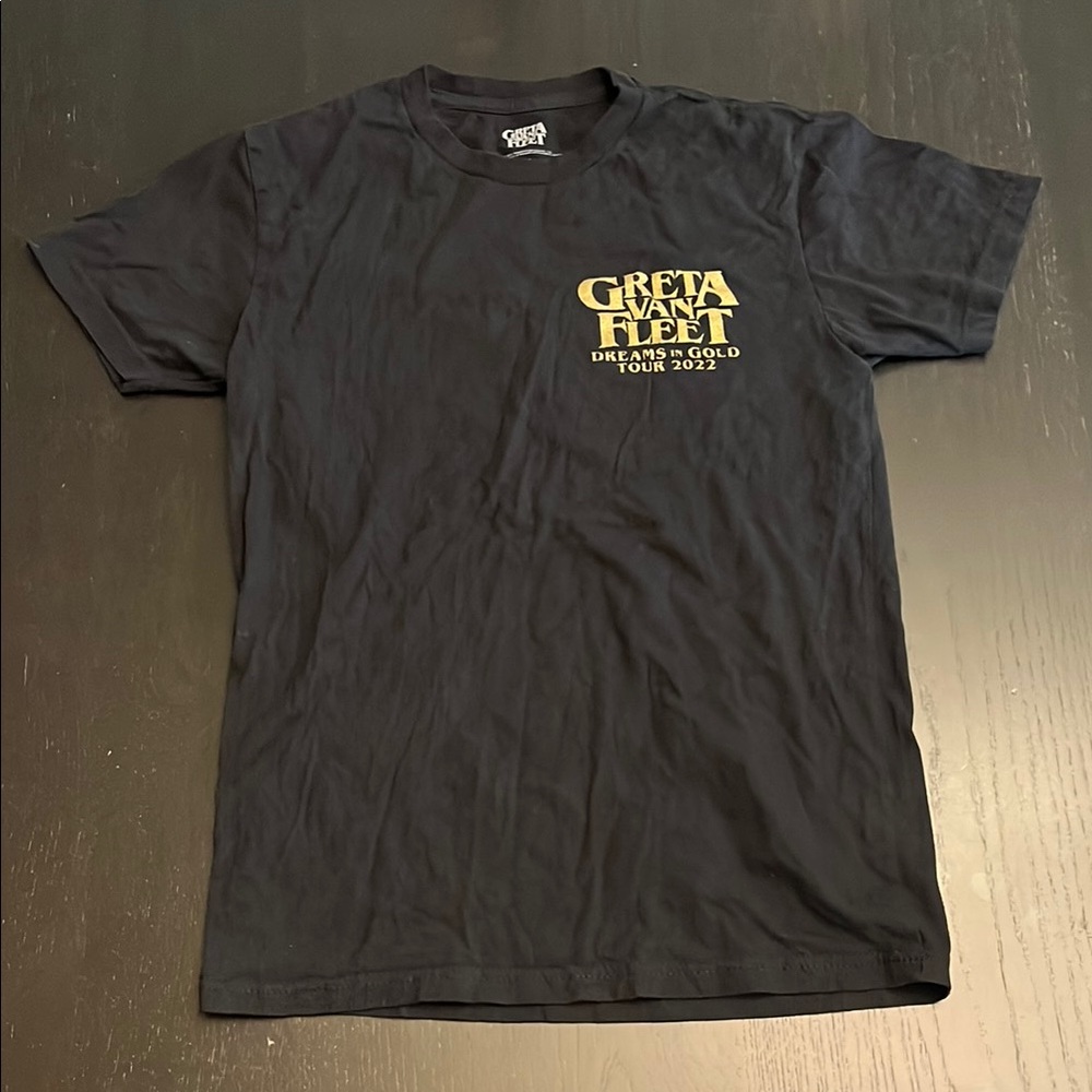 Greta Van Fleet Dreams in Gold Tour Shirt Size S